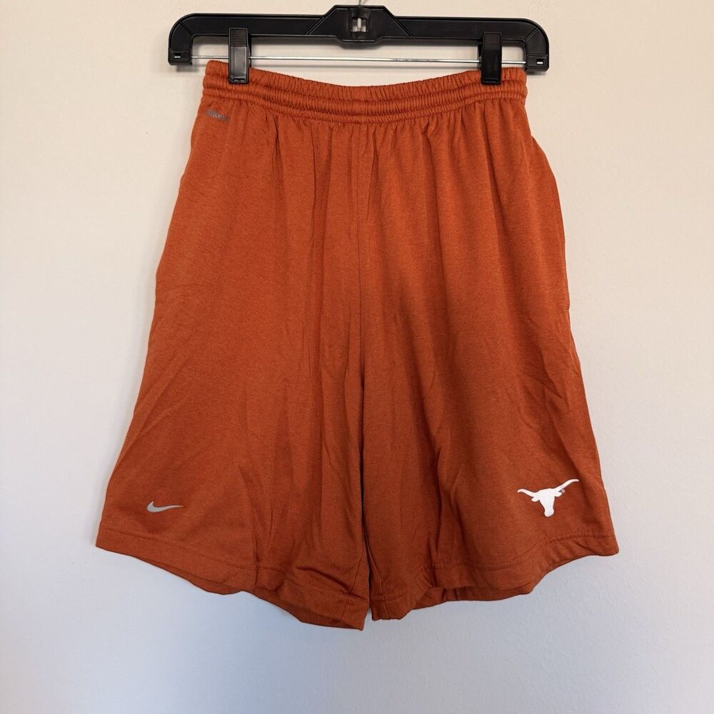 Men’s Nike Team Fit Dry University Of Texas Burnt Orange Shorts Size Small